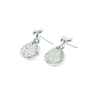 Charm Earrings - Textured