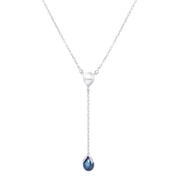 Hanging Pearl & Interchangeable Words Necklace